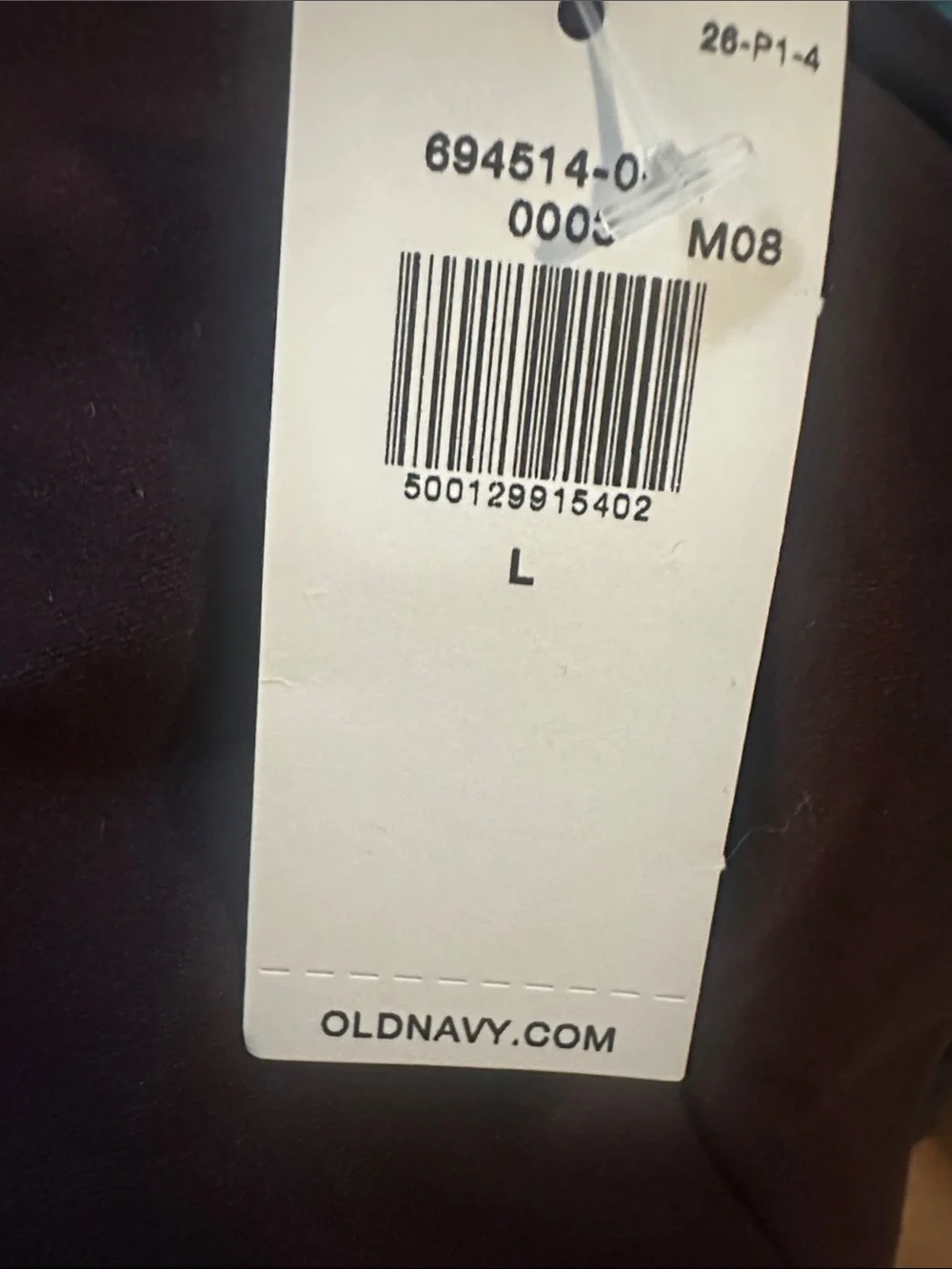 NWT! Old Navy Light Support StudioSmooth Longline Sports Bra 694514 Large 🕶️